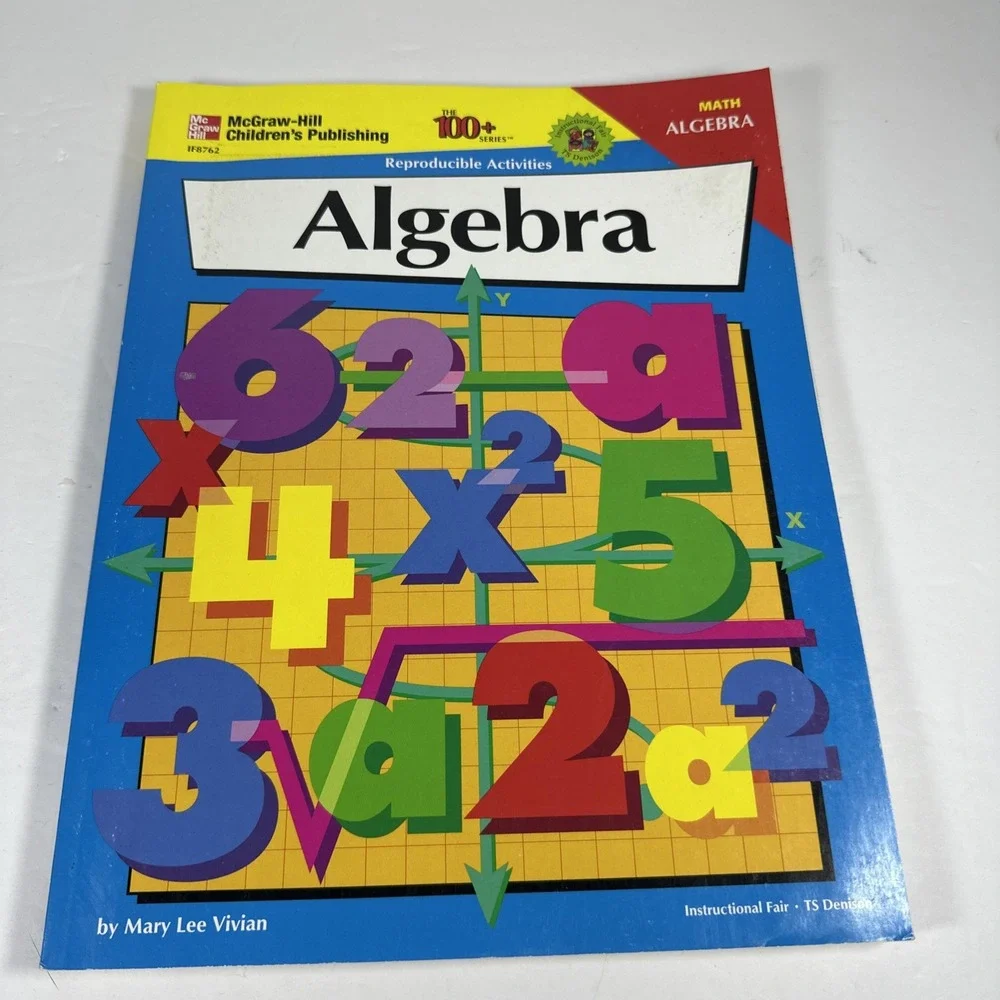 Algebra Math By McGraw Hill The 100+ Series Unused